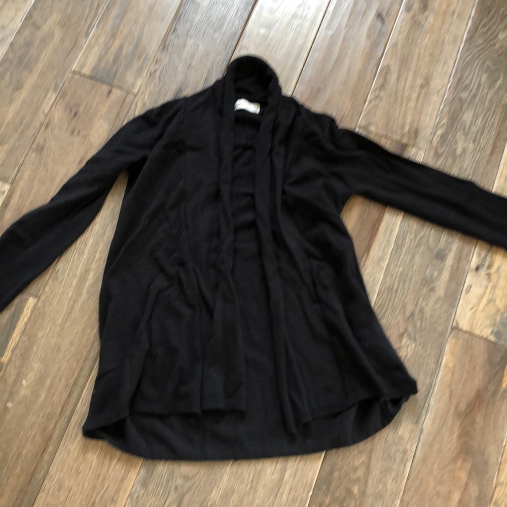 Zara black knit top